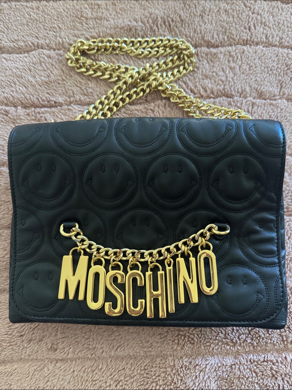 Moschino Couture Smiley Face Bag